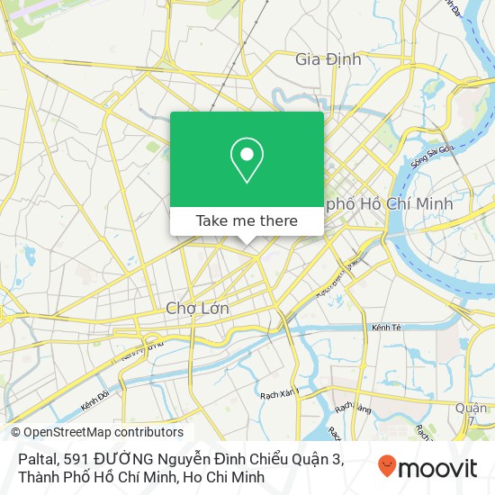 Paltal, 591 ĐƯỜNG Nguyễn Đình Chiểu Quận 3, Thành Phố Hồ Chí Minh map