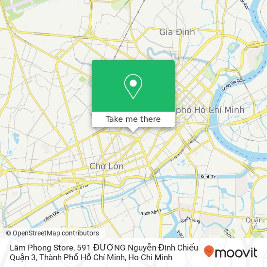 Lâm Phong Store, 591 ĐƯỜNG Nguyễn Đình Chiểu Quận 3, Thành Phố Hồ Chí Minh map