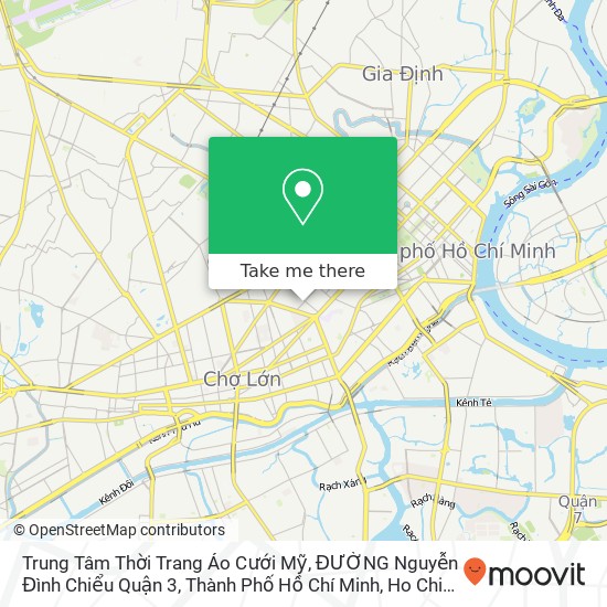 Trung Tâm Thời Trang Áo Cưới Mỹ, ĐƯỜNG Nguyễn Đình Chiểu Quận 3, Thành Phố Hồ Chí Minh map