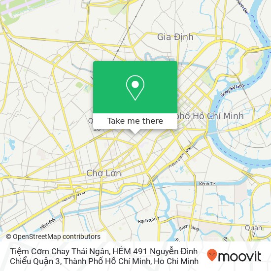Tiệm Cơm Chay Thái Ngân, HẺM 491 Nguyễn Đình Chiểu Quận 3, Thành Phố Hồ Chí Minh map