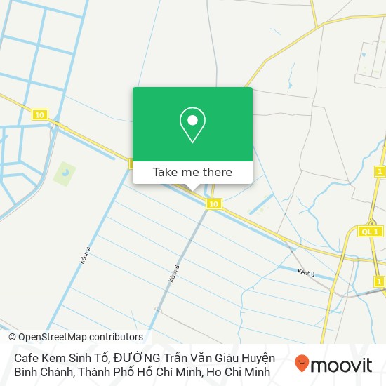Cafe Kem Sinh Tố, ĐƯỜNG Trần Văn Giàu Huyện Bình Chánh, Thành Phố Hồ Chí Minh map