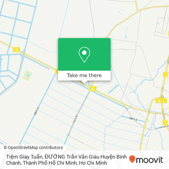Tiệm Giày Tuấn, ĐƯỜNG Trần Văn Giàu Huyện Bình Chánh, Thành Phố Hồ Chí Minh map