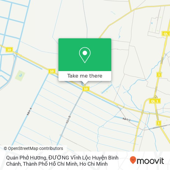 Quán Phở Hương, ĐƯỜNG Vĩnh Lộc Huyện Bình Chánh, Thành Phố Hồ Chí Minh map