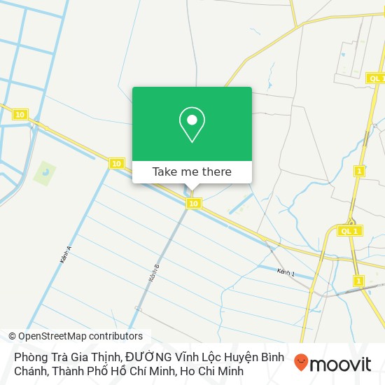 Phòng Trà Gia Thịnh, ĐƯỜNG Vĩnh Lộc Huyện Bình Chánh, Thành Phố Hồ Chí Minh map