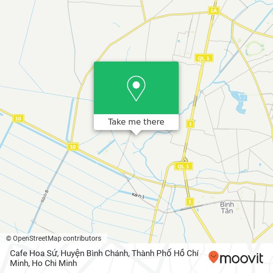 Cafe Hoa Sứ, Huyện Bình Chánh, Thành Phố Hồ Chí Minh map