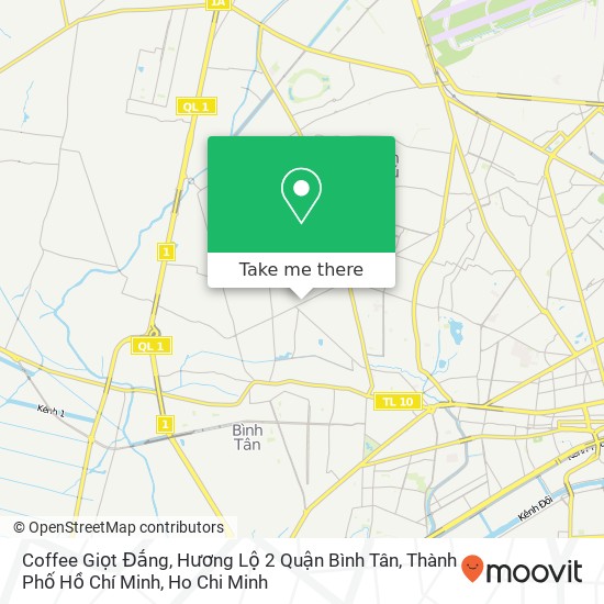 Coffee Giọt Đắng, Hương Lộ 2 Quận Bình Tân, Thành Phố Hồ Chí Minh map