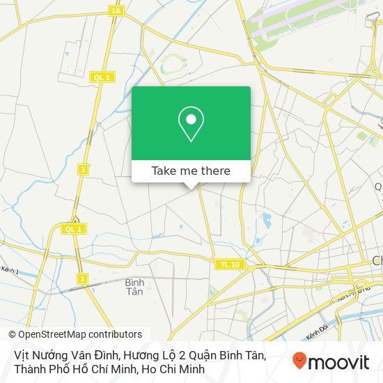 Vịt Nướng Vân Đình, Hương Lộ 2 Quận Bình Tân, Thành Phố Hồ Chí Minh map