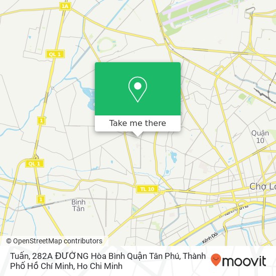 Tuấn, 282A ĐƯỜNG Hòa Bình Quận Tân Phú, Thành Phố Hồ Chí Minh map