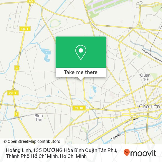 Hoàng Linh, 135 ĐƯỜNG Hòa Bình Quận Tân Phú, Thành Phố Hồ Chí Minh map