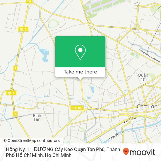 Hồng Ny, 11 ĐƯỜNG Cây Keo Quận Tân Phú, Thành Phố Hồ Chí Minh map