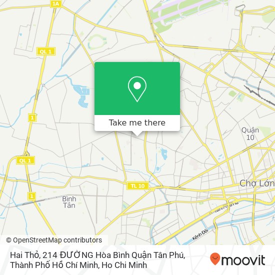 Hai Thỏ, 214 ĐƯỜNG Hòa Bình Quận Tân Phú, Thành Phố Hồ Chí Minh map