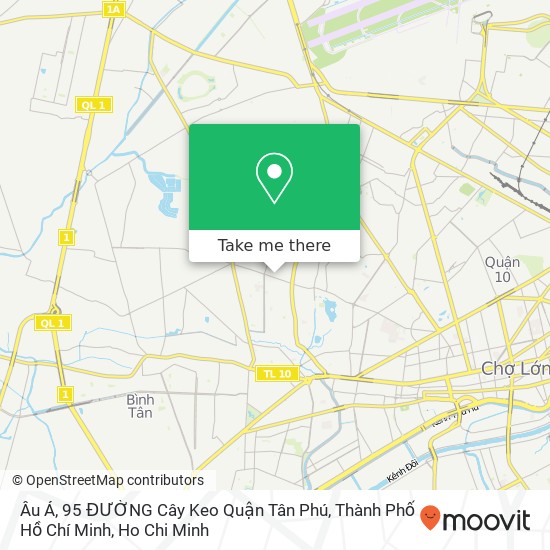 Âu Á, 95 ĐƯỜNG Cây Keo Quận Tân Phú, Thành Phố Hồ Chí Minh map