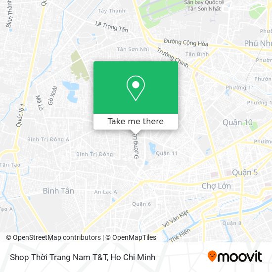 Shop Thời Trang Nam T&T map