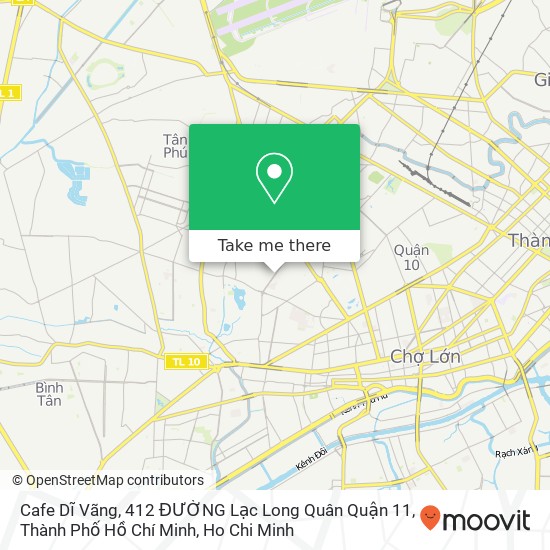 Cafe Dĩ Vãng, 412 ĐƯỜNG Lạc Long Quân Quận 11, Thành Phố Hồ Chí Minh map