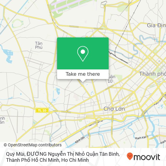 Quý Mùi, ĐƯỜNG Nguyễn Thị Nhỏ Quận Tân Bình, Thành Phố Hồ Chí Minh map