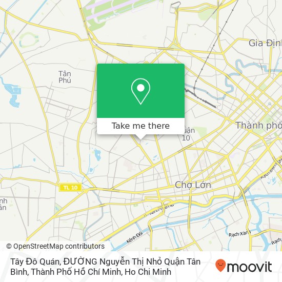 Tây Đô Quán, ĐƯỜNG Nguyễn Thị Nhỏ Quận Tân Bình, Thành Phố Hồ Chí Minh map