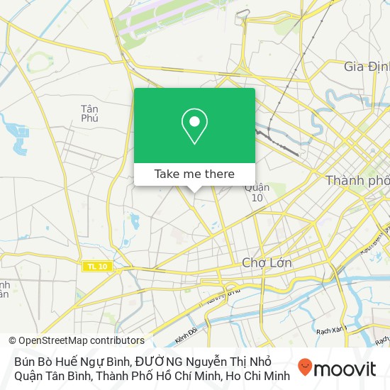 Bún Bò Huế Ngự Bình, ĐƯỜNG Nguyễn Thị Nhỏ Quận Tân Bình, Thành Phố Hồ Chí Minh map