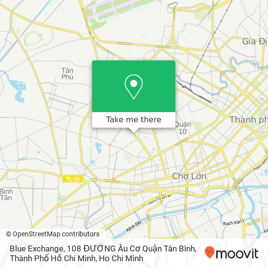 Blue Exchange, 108 ĐƯỜNG Âu Cơ Quận Tân Bình, Thành Phố Hồ Chí Minh map