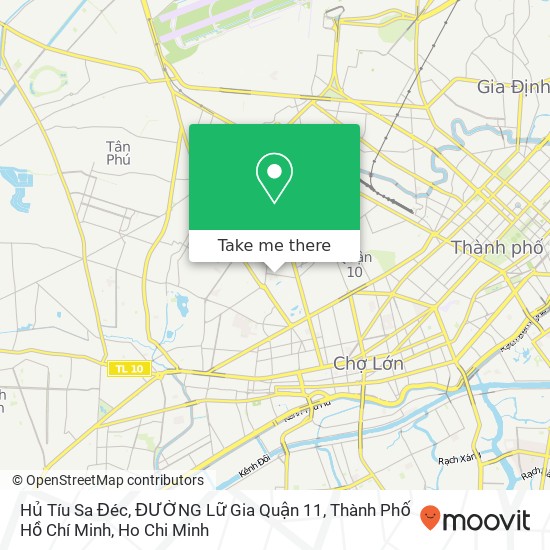 Hủ Tíu Sa Đéc, ĐƯỜNG Lữ Gia Quận 11, Thành Phố Hồ Chí Minh map