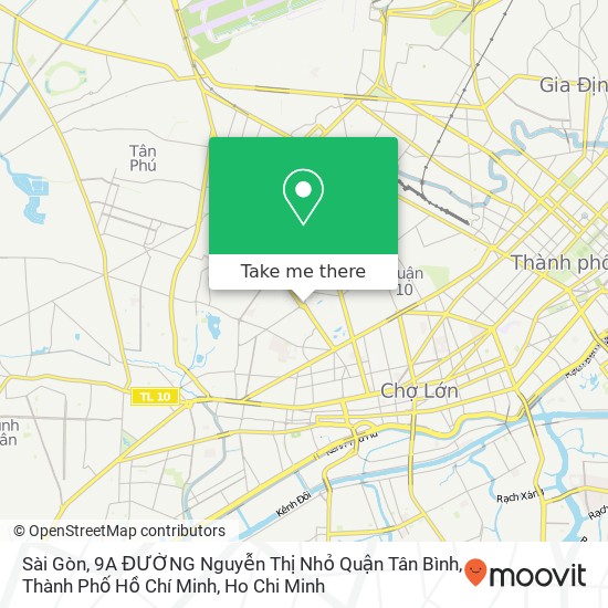 Sài Gòn, 9A ĐƯỜNG Nguyễn Thị Nhỏ Quận Tân Bình, Thành Phố Hồ Chí Minh map