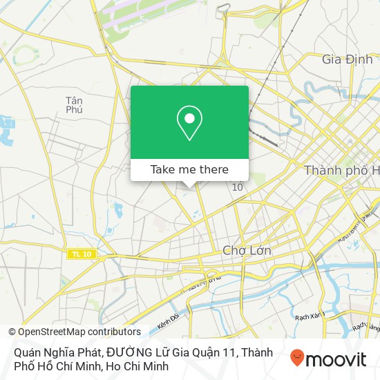 Quán Nghĩa Phát, ĐƯỜNG Lữ Gia Quận 11, Thành Phố Hồ Chí Minh map