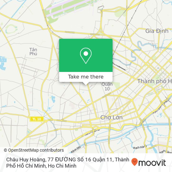 Châu Huy Hoàng, 77 ĐƯỜNG Số 16 Quận 11, Thành Phố Hồ Chí Minh map