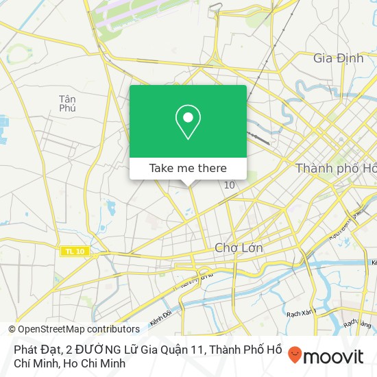 Phát Đạt, 2 ĐƯỜNG Lữ Gia Quận 11, Thành Phố Hồ Chí Minh map