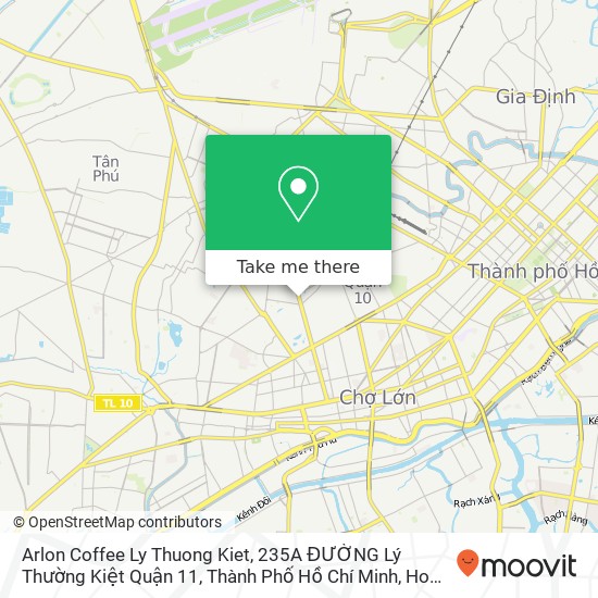 Arlon Coffee Ly Thuong Kiet, 235A ĐƯỜNG Lý Thường Kiệt Quận 11, Thành Phố Hồ Chí Minh map