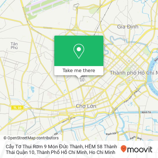 Cầy Tơ Thui Rơm 9 Món Đức Thành, HẺM 58 Thành Thái Quận 10, Thành Phố Hồ Chí Minh map