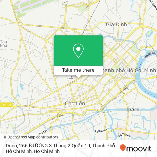 Doco, 266 ĐƯỜNG 3 Tháng 2 Quận 10, Thành Phố Hồ Chí Minh map