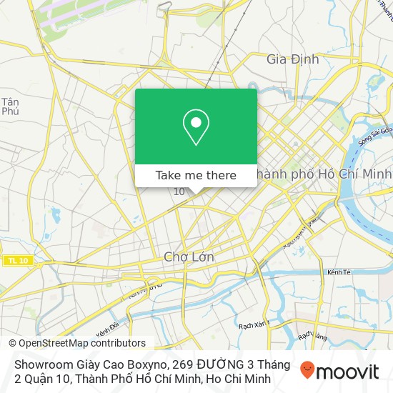 Showroom Giày Cao Boxyno, 269 ĐƯỜNG 3 Tháng 2 Quận 10, Thành Phố Hồ Chí Minh map