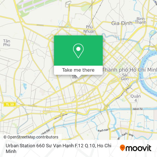 Urban Station 660 Sư Vạn Hạnh F.12 Q.10 map