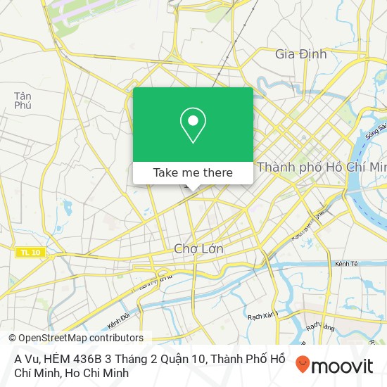 A Vu, HẺM 436B 3 Tháng 2 Quận 10, Thành Phố Hồ Chí Minh map