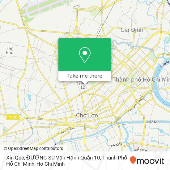 Xin Quê, ĐƯỜNG Sư Vạn Hạnh Quận 10, Thành Phố Hồ Chí Minh map