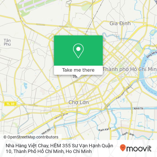 Nhà Hàng Việt Chay, HẺM 355 Sư Vạn Hạnh Quận 10, Thành Phố Hồ Chí Minh map