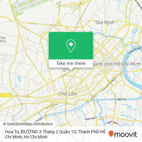 Hoa Tú, ĐƯỜNG 3 Tháng 2 Quận 10, Thành Phố Hồ Chí Minh map