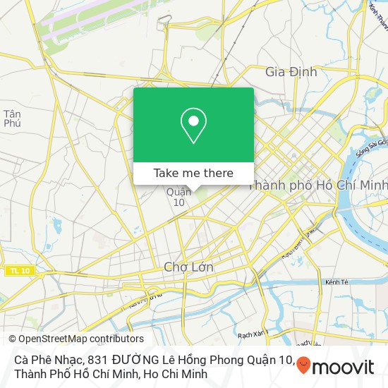 Cà Phê Nhạc, 831 ĐƯỜNG Lê Hồng Phong Quận 10, Thành Phố Hồ Chí Minh map