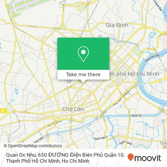 Quan Oc Nhu, 650 ĐƯỜNG Điện Biên Phủ Quận 10, Thành Phố Hồ Chí Minh map