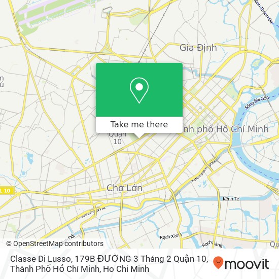 Classe Di Lusso, 179B ĐƯỜNG 3 Tháng 2 Quận 10, Thành Phố Hồ Chí Minh map