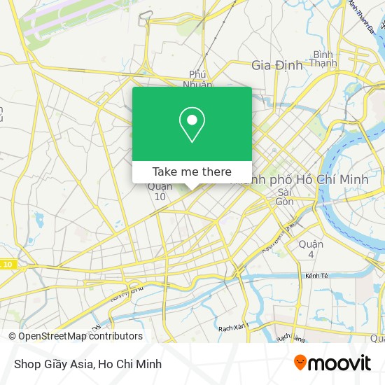 Shop Giầy Asia map