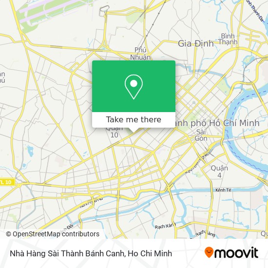 Nhà Hàng Sài Thành Bánh Canh map
