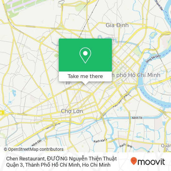 Chen Restaurant, ĐƯỜNG Nguyễn Thiện Thuật Quận 3, Thành Phố Hồ Chí Minh map