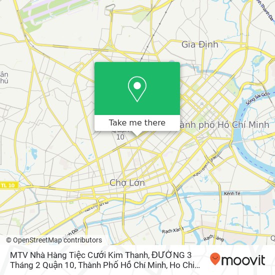 MTV Nhà Hàng Tiệc Cưới Kim Thanh, ĐƯỜNG 3 Tháng 2 Quận 10, Thành Phố Hồ Chí Minh map