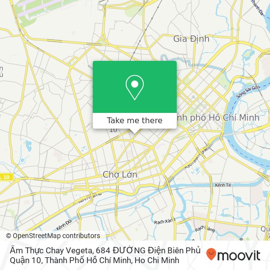 Ẩm Thực Chay Vegeta, 684 ĐƯỜNG Điện Biên Phủ Quận 10, Thành Phố Hồ Chí Minh map