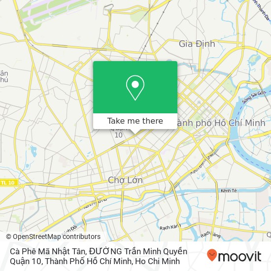 Cà Phê Mã Nhật Tân, ĐƯỜNG Trần Minh Quyền Quận 10, Thành Phố Hồ Chí Minh map
