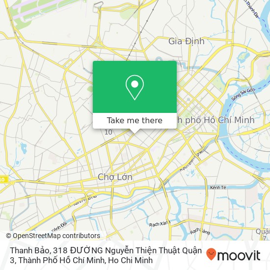 Thanh Bảo, 318 ĐƯỜNG Nguyễn Thiện Thuật Quận 3, Thành Phố Hồ Chí Minh map