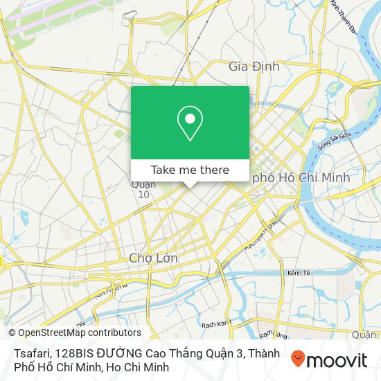 Tsafari, 128BIS ĐƯỜNG Cao Thắng Quận 3, Thành Phố Hồ Chí Minh map