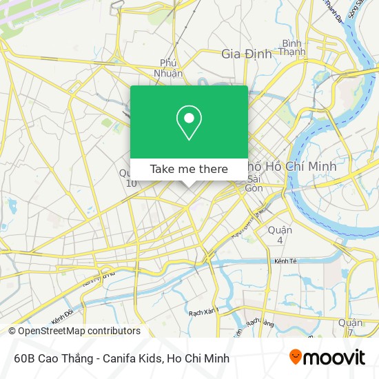 60B Cao Thắng - Canifa Kids map