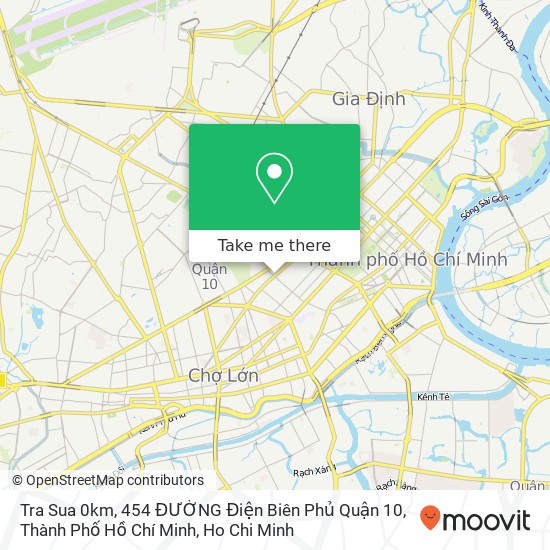 Tra Sua 0km, 454 ĐƯỜNG Điện Biên Phủ Quận 10, Thành Phố Hồ Chí Minh map