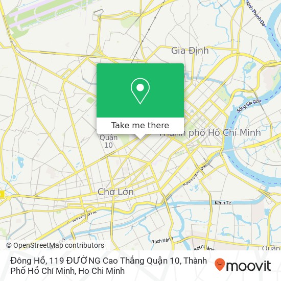 Đông Hồ, 119 ĐƯỜNG Cao Thắng Quận 10, Thành Phố Hồ Chí Minh map